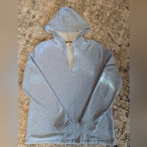 J. Crew Light Blue Hoodie Sweatshirt